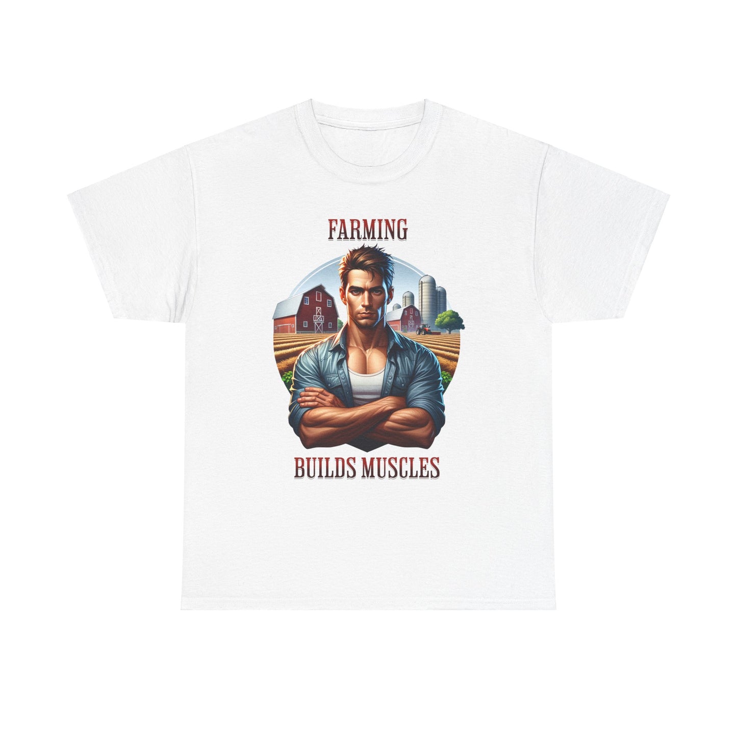 Farming Builds Muscle T-shirt