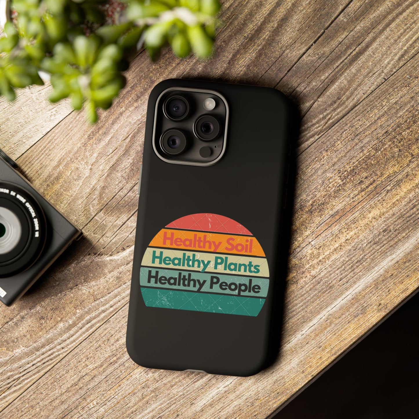 Phone Case - Healthy Soil - Black