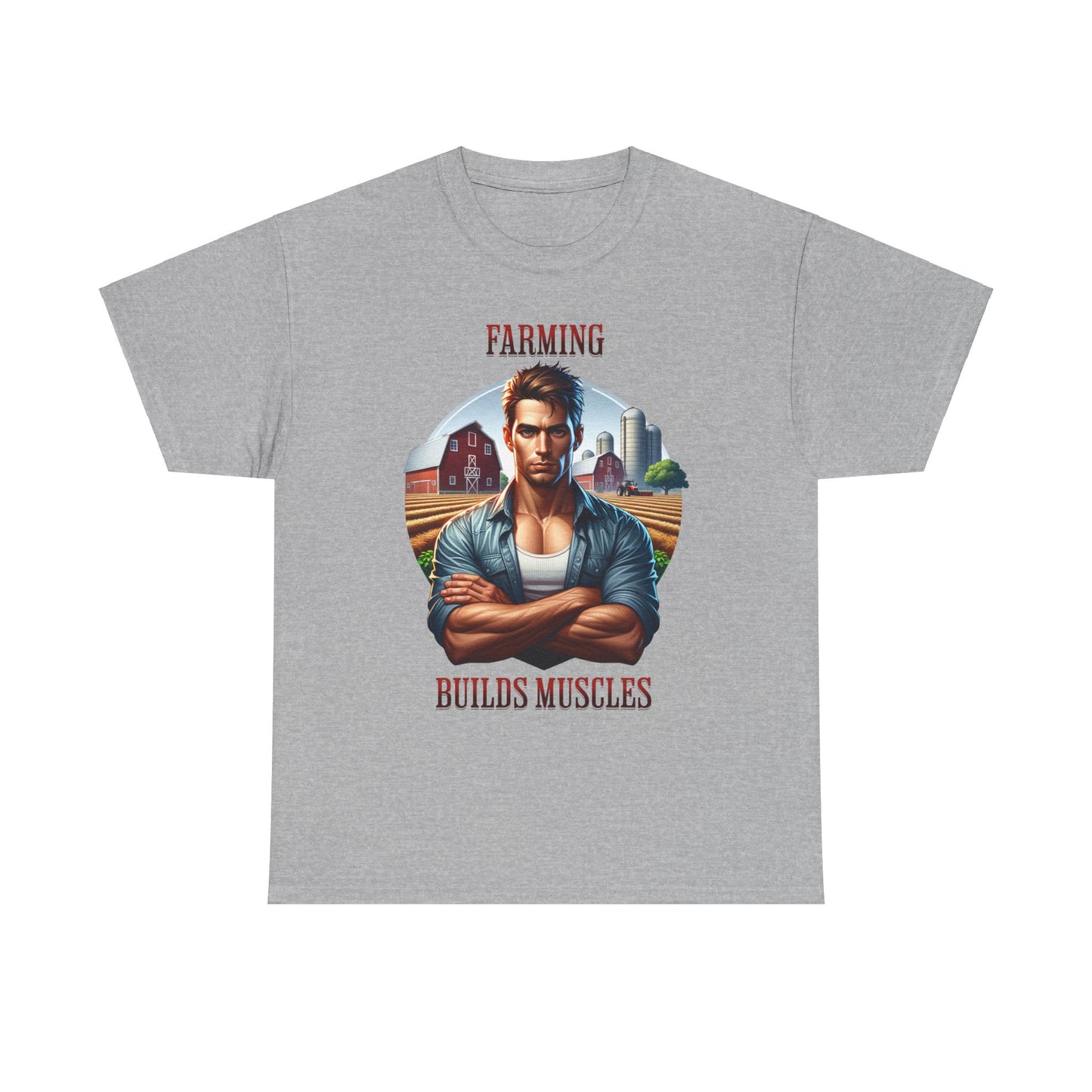 Farming Builds Muscle T-shirt